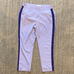 Lady Hagen Women's Golf  Pants in Light Purple and Dark Blue